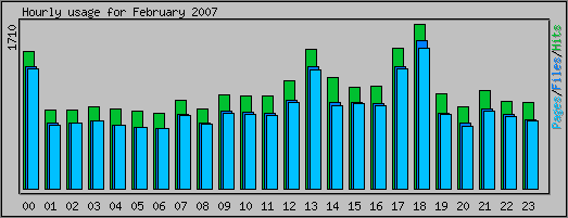 Hourly usage