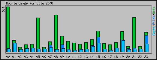 Hourly usage